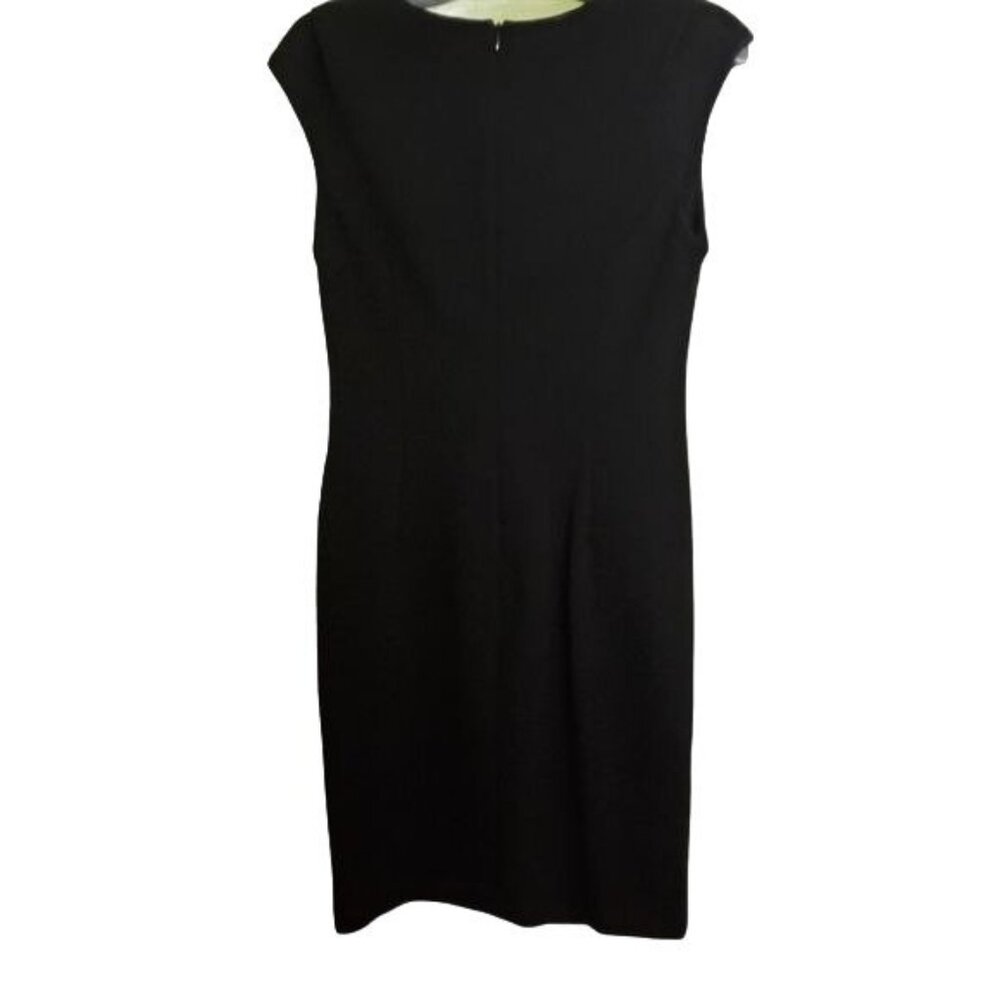 Calvin klein womens mini dress brack color sleeveless rushed Size small - Picture 5 of 15
